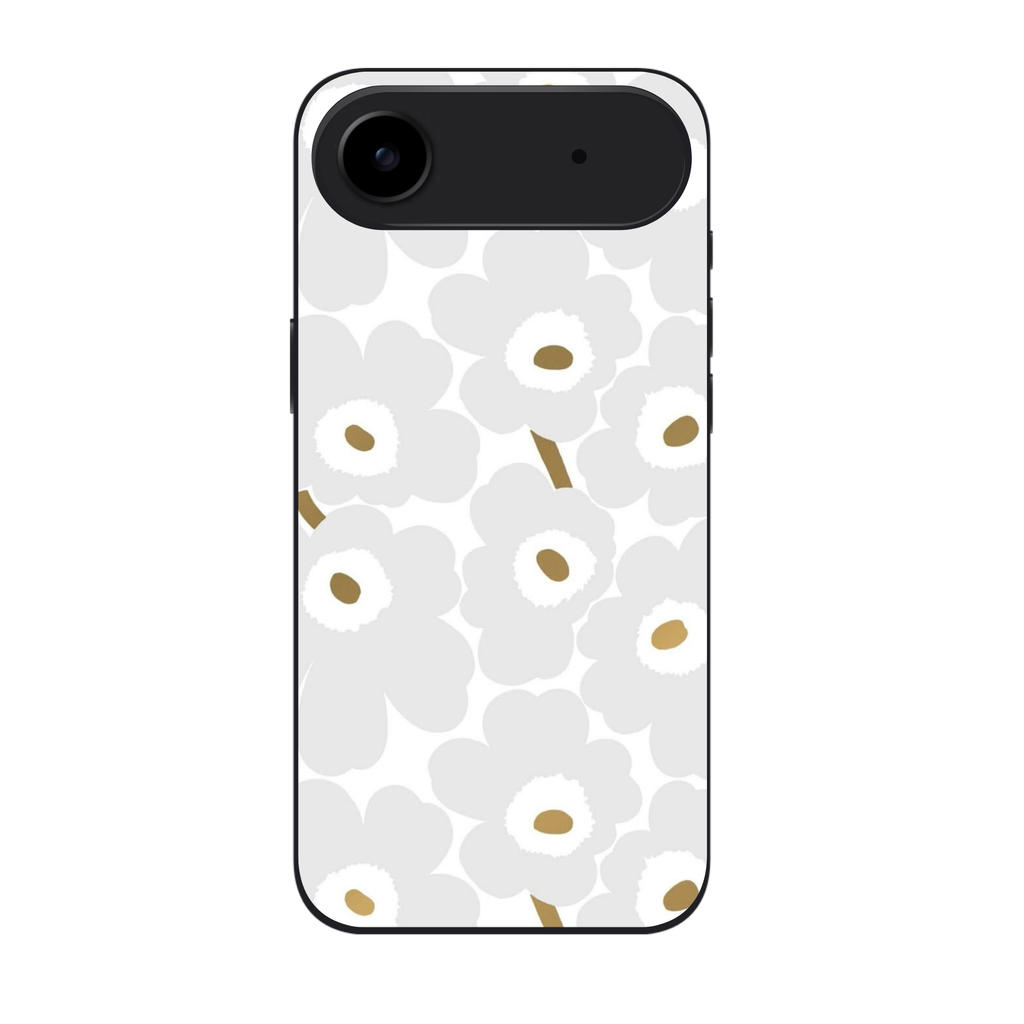 Marimekko Phone Case For iPhone Samsung Galaxy Pixel - Marimekko Unikko Off-White Pattern