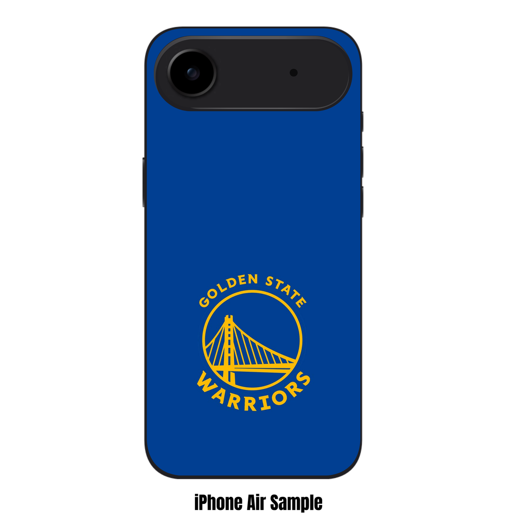 NBA Golden State Warriors Phone Case For iPhone Samsung Galaxy Pixel - Golden State Warriors Logo On Blue Background