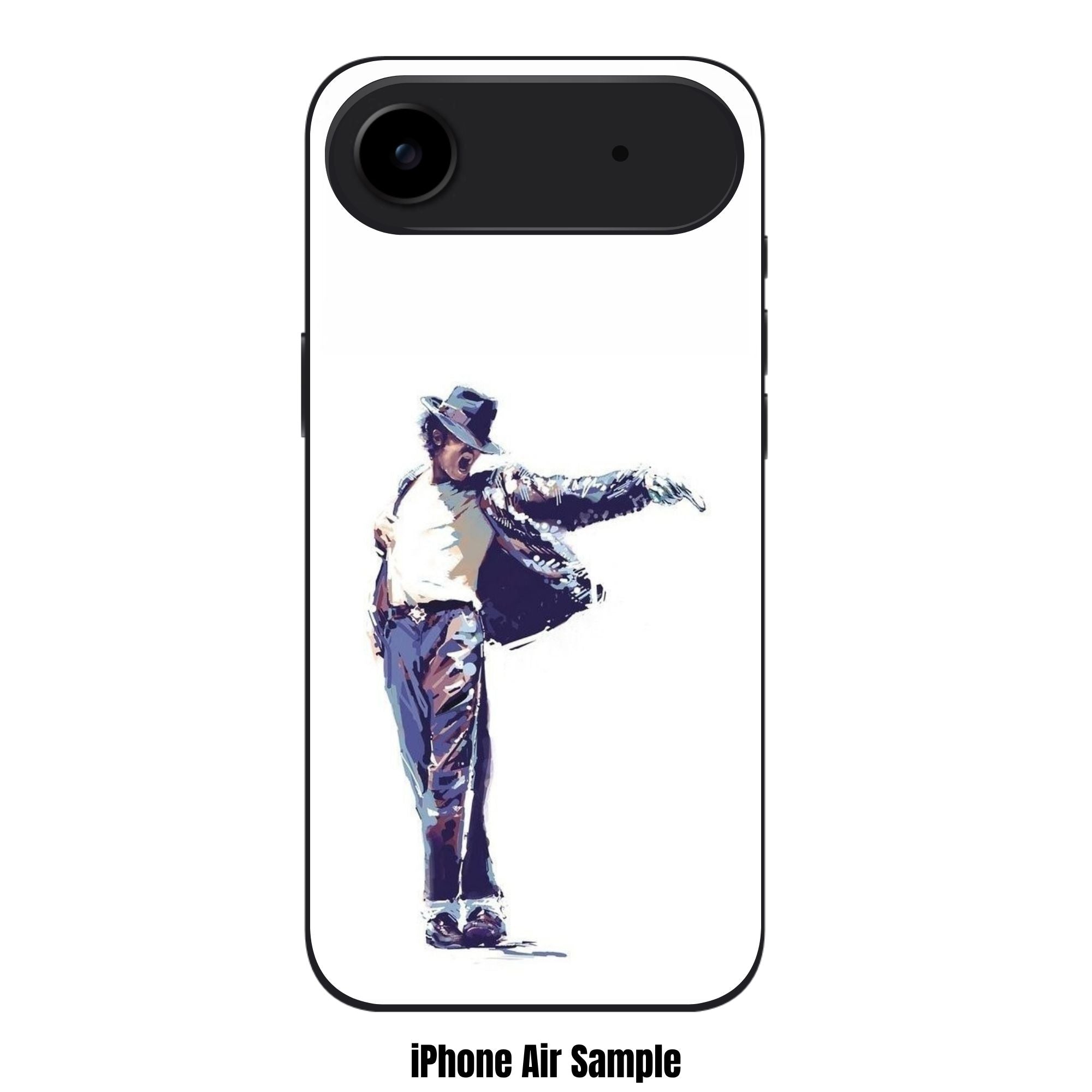 Michael Jackson Phone Case For iPhone Samsung Galaxy Pixel - Michael Jackson Painting In White Background