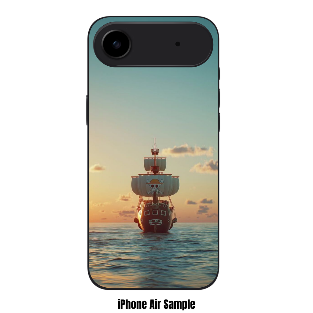 One Piece Live Action Phone Case For iPhone Samsung Galaxy Pixel - The Going Merry At Sunset