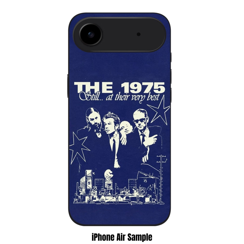 The 1975 Phone Case For iPhone Samsung Galaxy Pixel - The 1975 Still At Their Very Best Merch Graphic In Navy Background