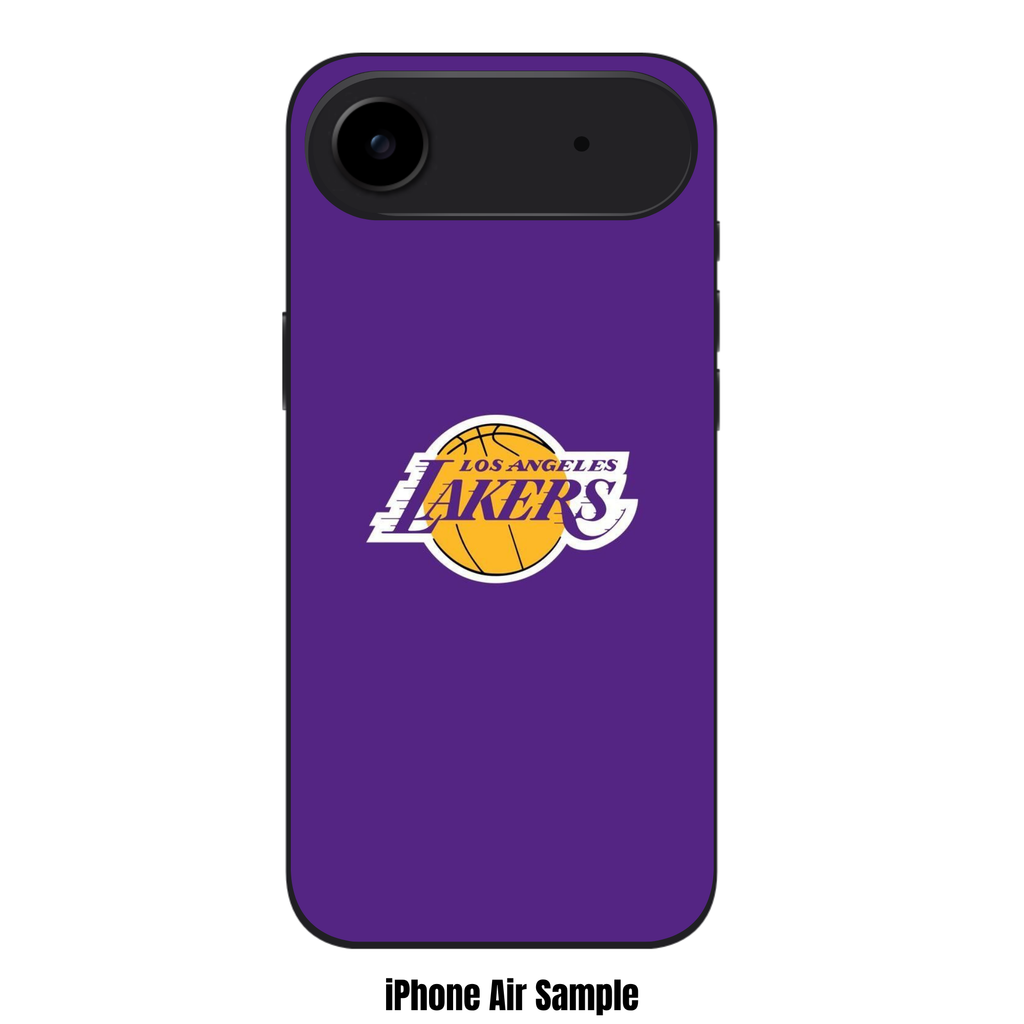 NBA Los Angeles Lakers Phone Case For iPhone Samsung Galaxy Pixel - Los Angeles Lakers Logo On Purple Background