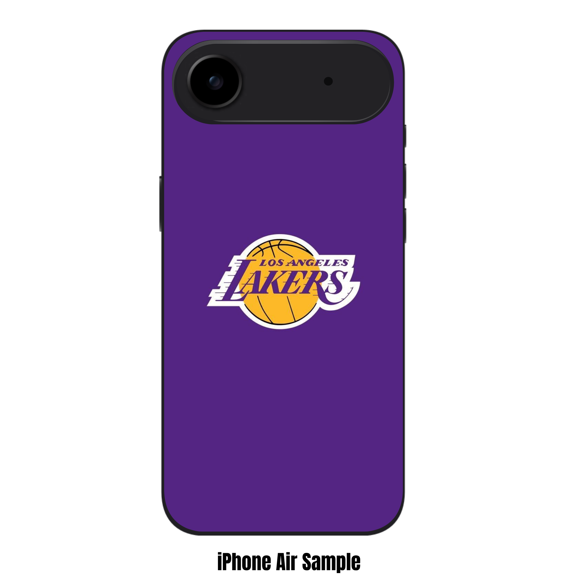 NBA Los Angeles Lakers Phone Case For iPhone Samsung Galaxy Pixel - Los Angeles Lakers Logo On Purple Background