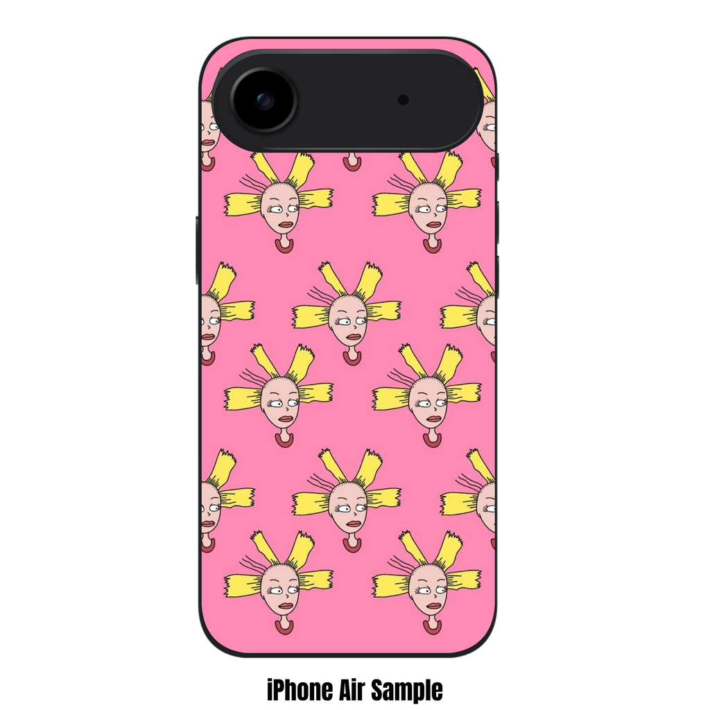 Rugrats Cynthia Phone Case For iPhone Samsung Galaxy Pixel - Cynthia Pickles Pattern On Pink Background