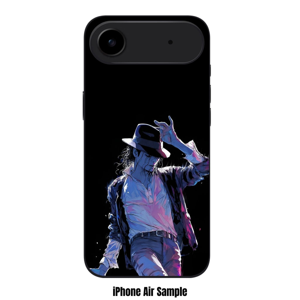 Michael Jackson Phone Case For iPhone Samsung Galaxy Pixel - Michael Jackson Artistic Portrait In Black Background