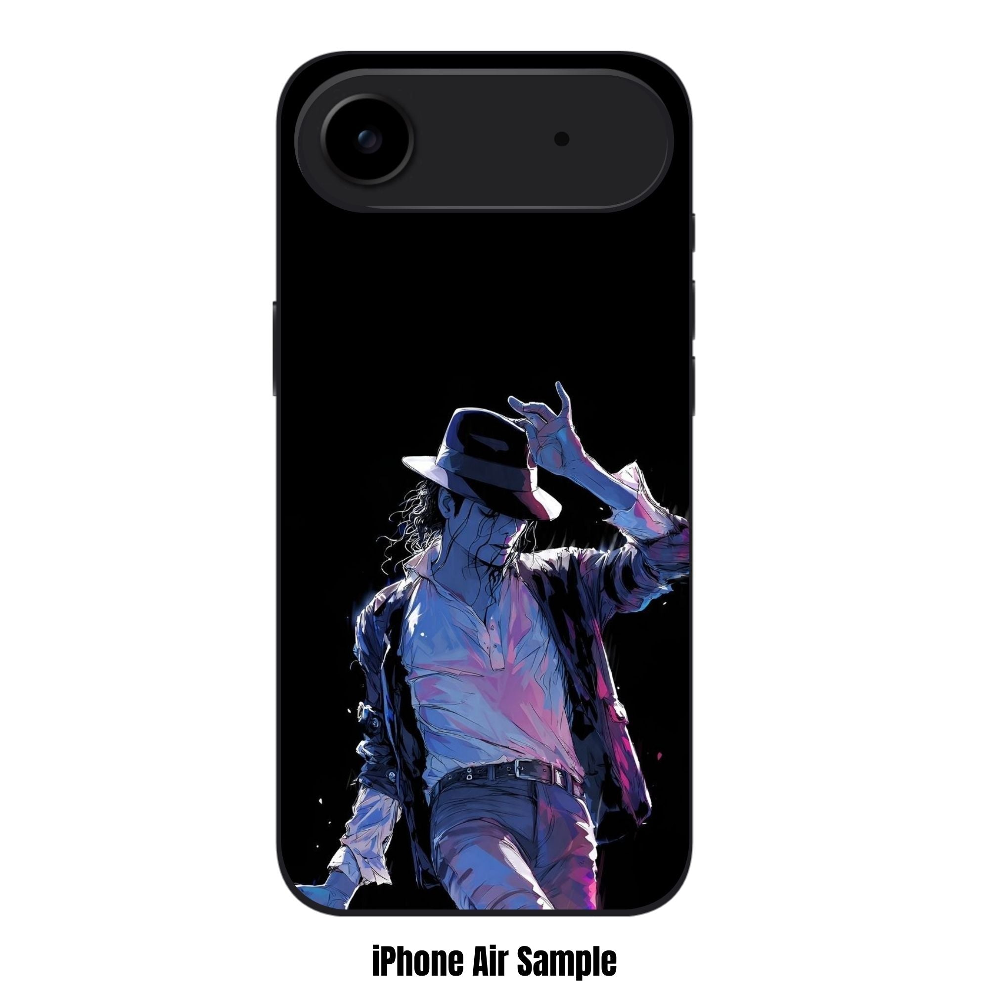 Michael Jackson Phone Case For iPhone Samsung Galaxy Pixel - Michael Jackson Artistic Portrait In Black Background