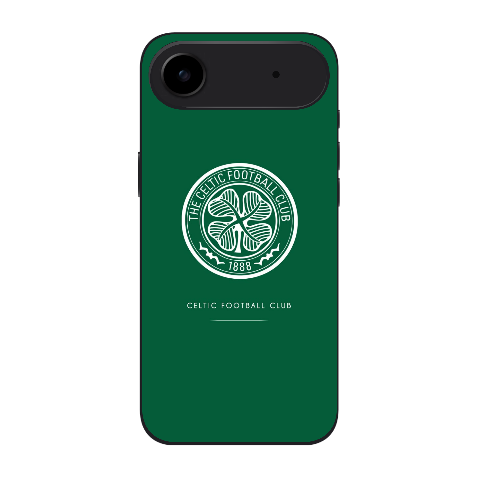Celtic FC Phone Case For iPhone Samsung Galaxy Pixel - Celtic FC The Hoops 1888 Logo On Celtic Green Background