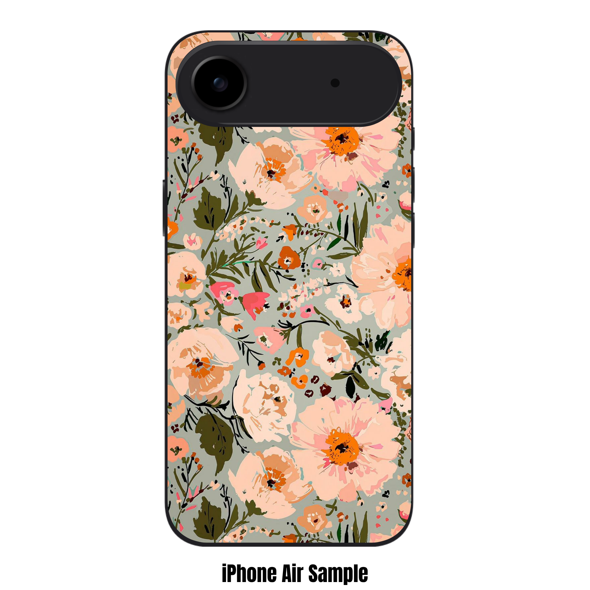 Floral Pattern Phone Case For iPhone Samsung Galaxy Pixel - Blush Pink Abstract Painted Floral Pattern