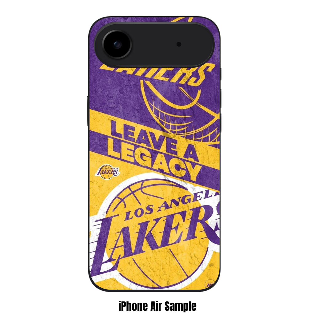 NBA Los Angeles Lakers Phone Case For iPhone Samsung Galaxy Pixel - Los Angeles Lakers Leave A Legacy Poster