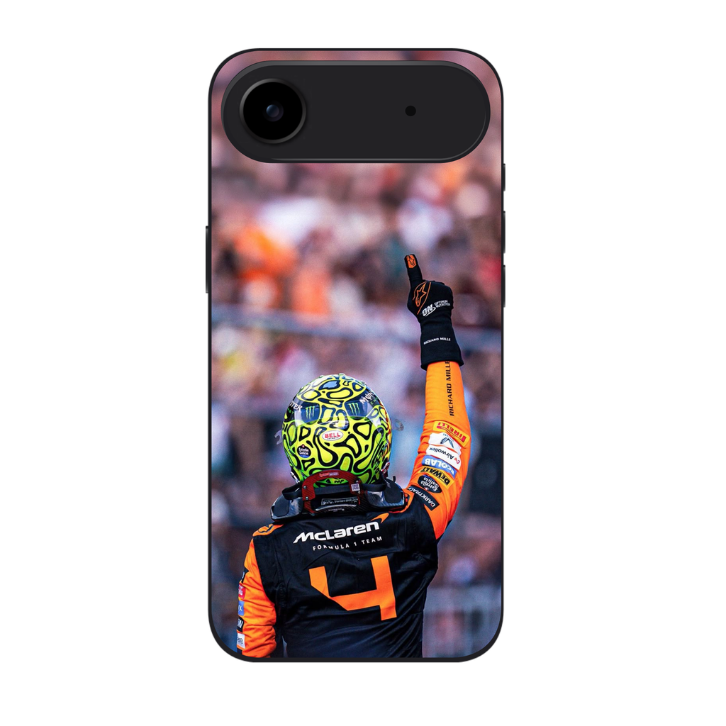 F1 Formula 1 Lando Norris Phone Case For iPhone Samsung Galaxy Pixel - Lando Norris The First Win Poster