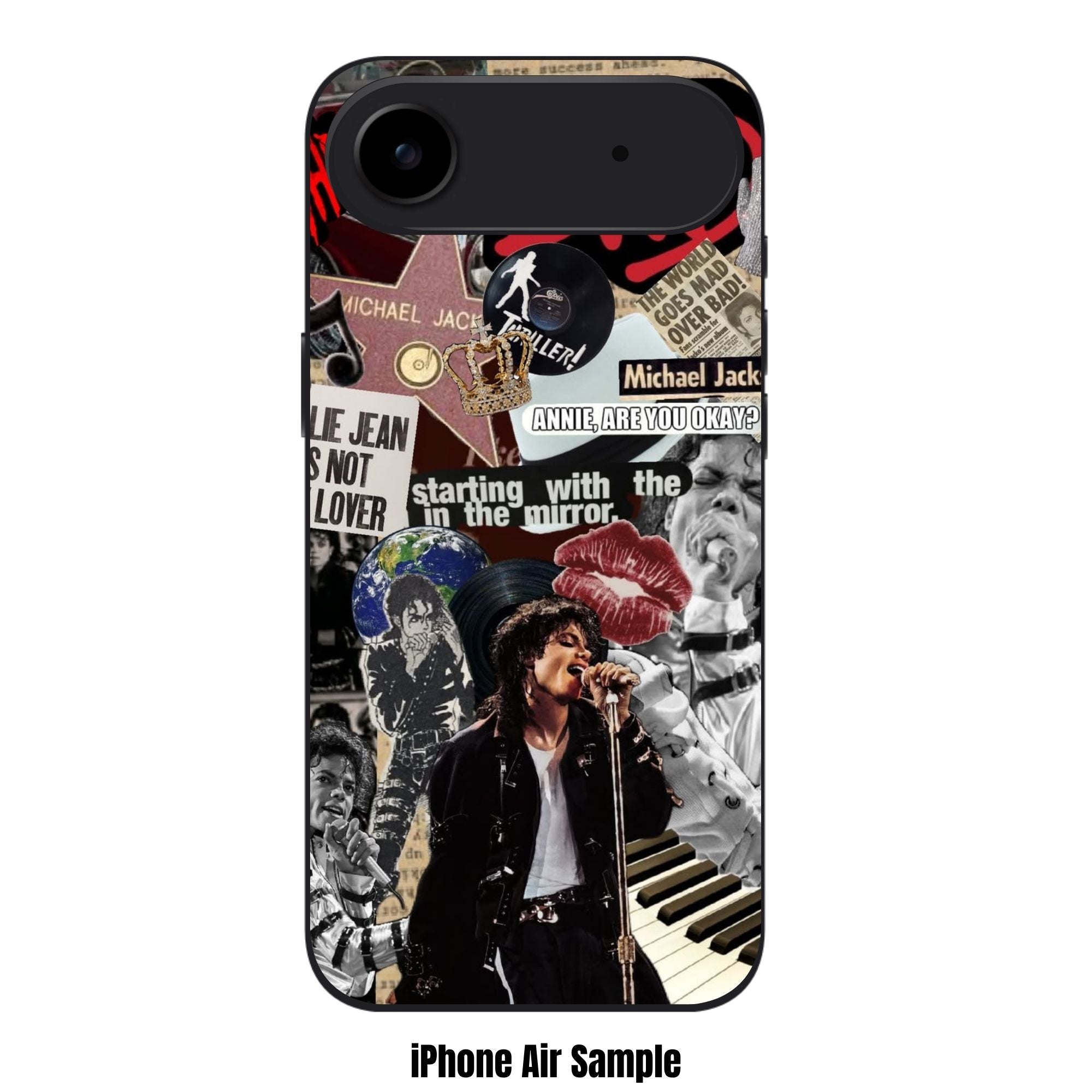 Michael Jackson Phone Case For iPhone Samsung Galaxy Pixel - Michael Jackson Vintage Scrapbook Collage