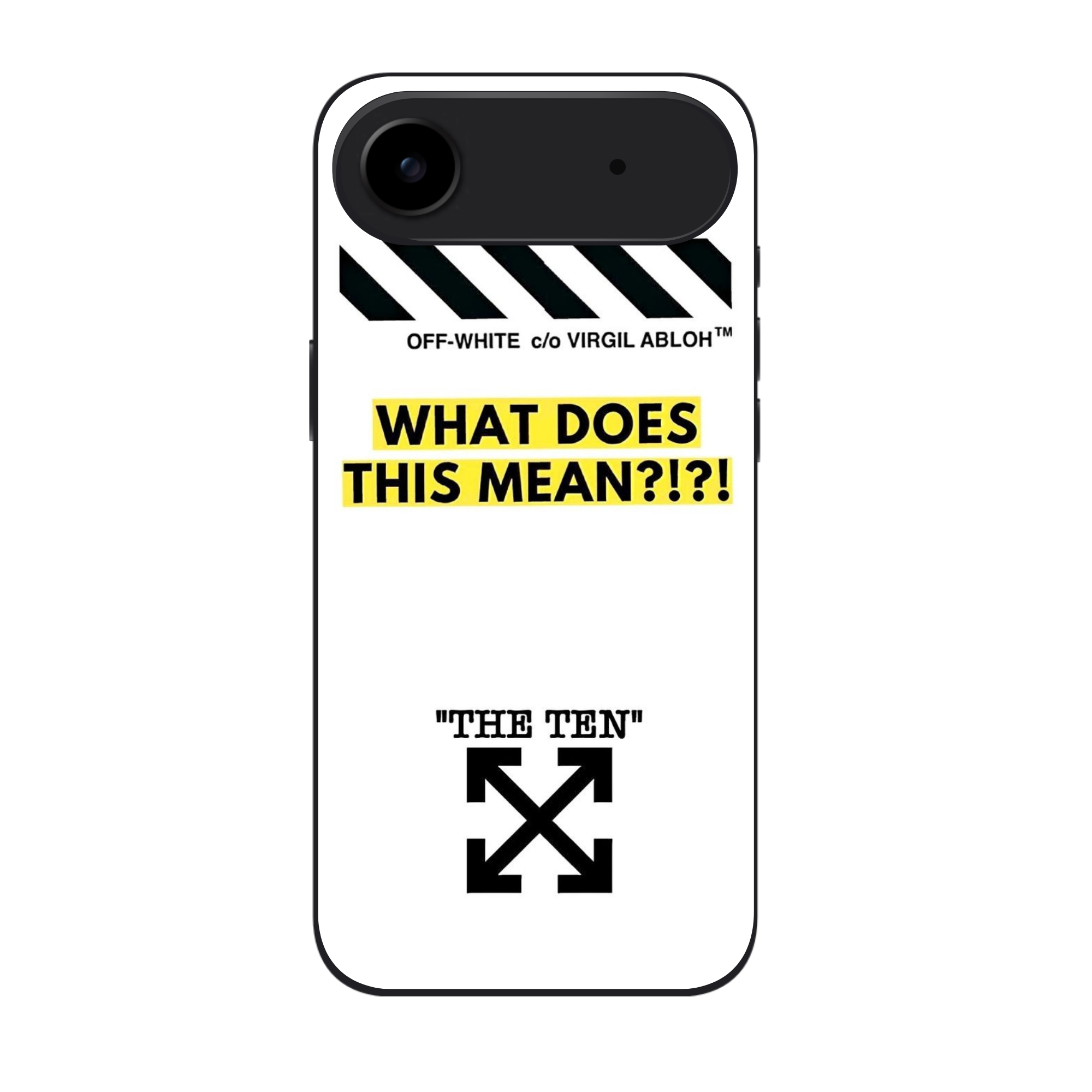 Off White Phone Case For iPhone Samsung Galaxy Pixel - Off White The Ten Deconstructed Poster