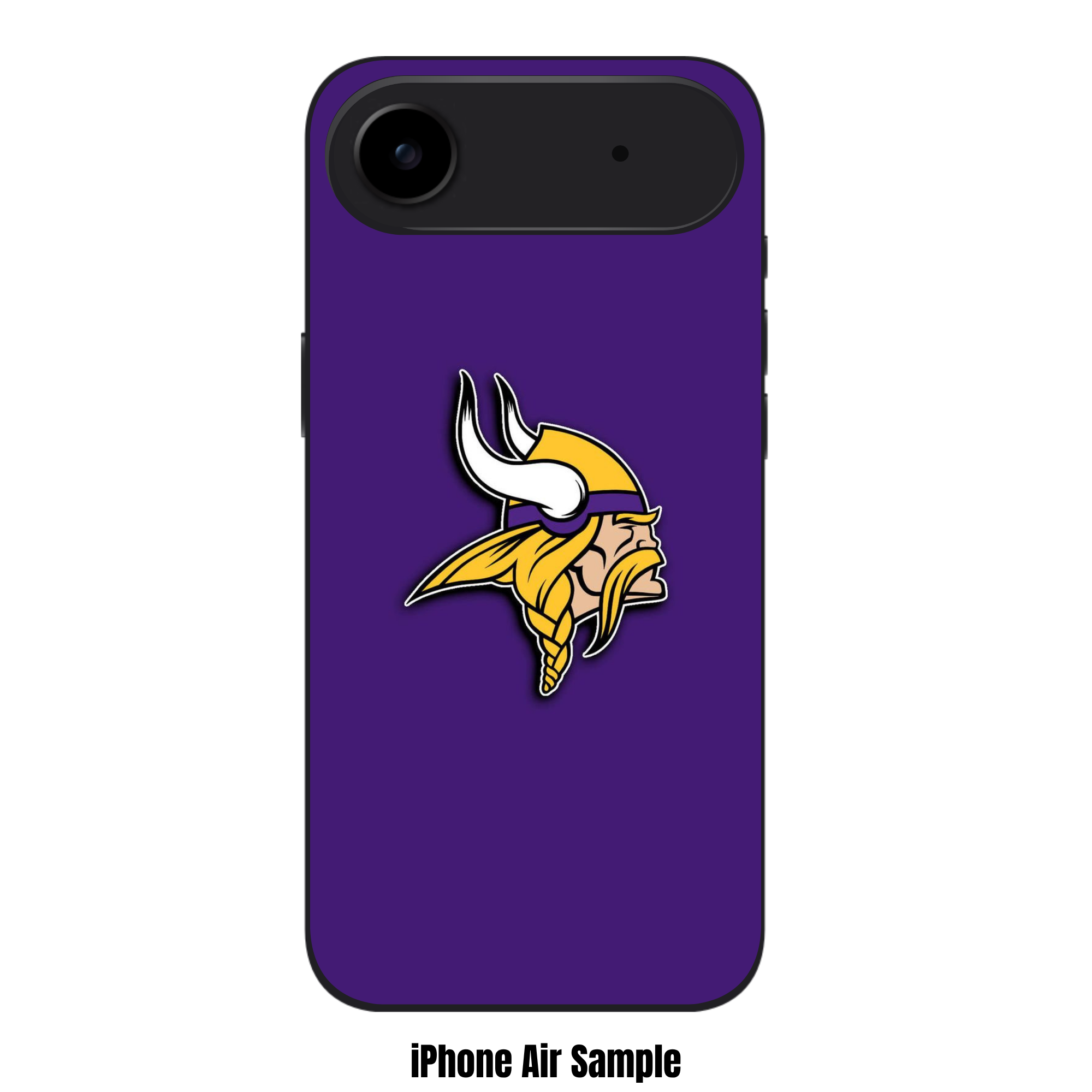 NFL Minnesota Vikings Phone Case For iPhone Samsung Galaxy Pixel - Minnesota Vikings Logo On Purple Background