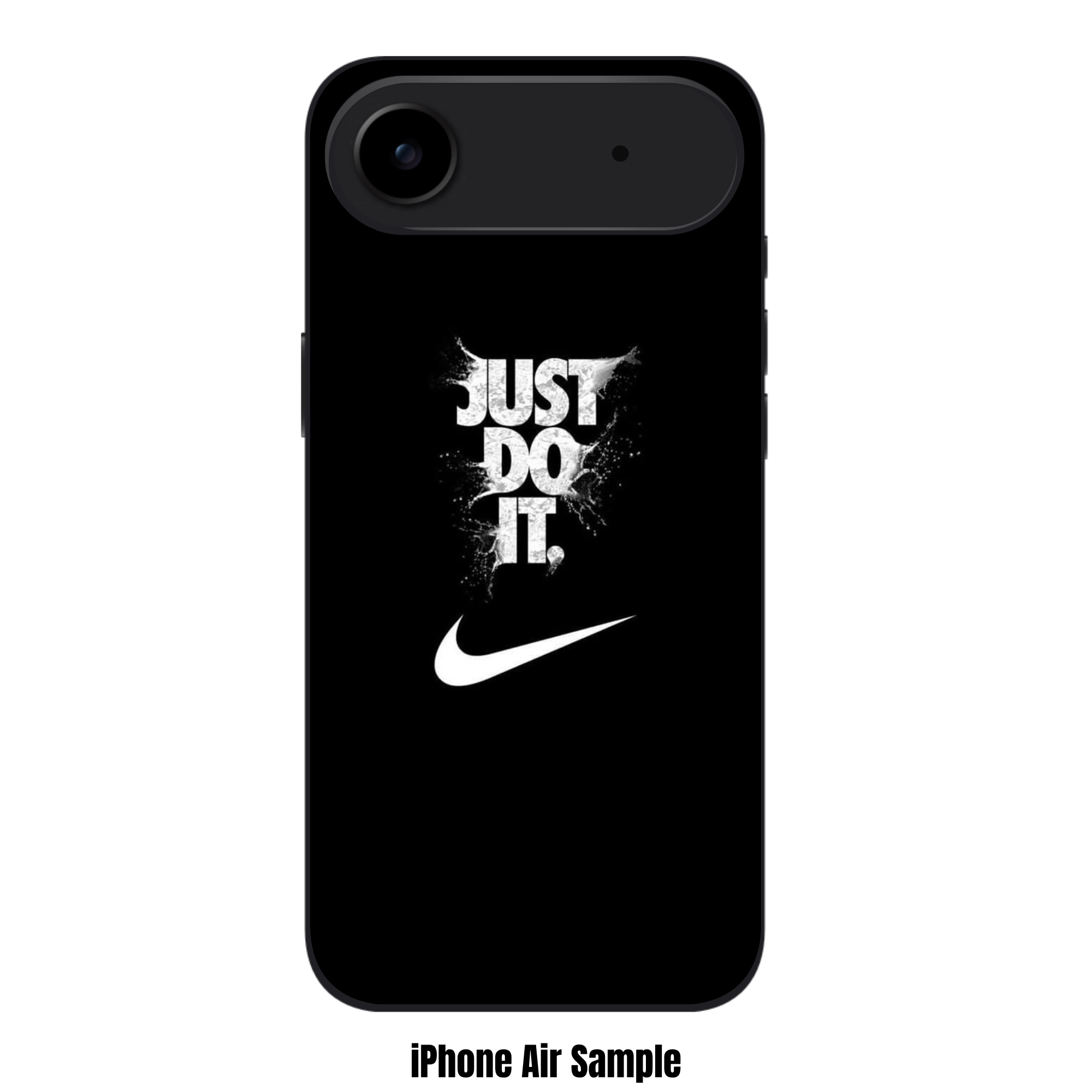 Nike Phone Case For iPhone Samsung Galaxy Pixel - Nike Just Do It Slogan And Swoosh Logo Graffiti Art