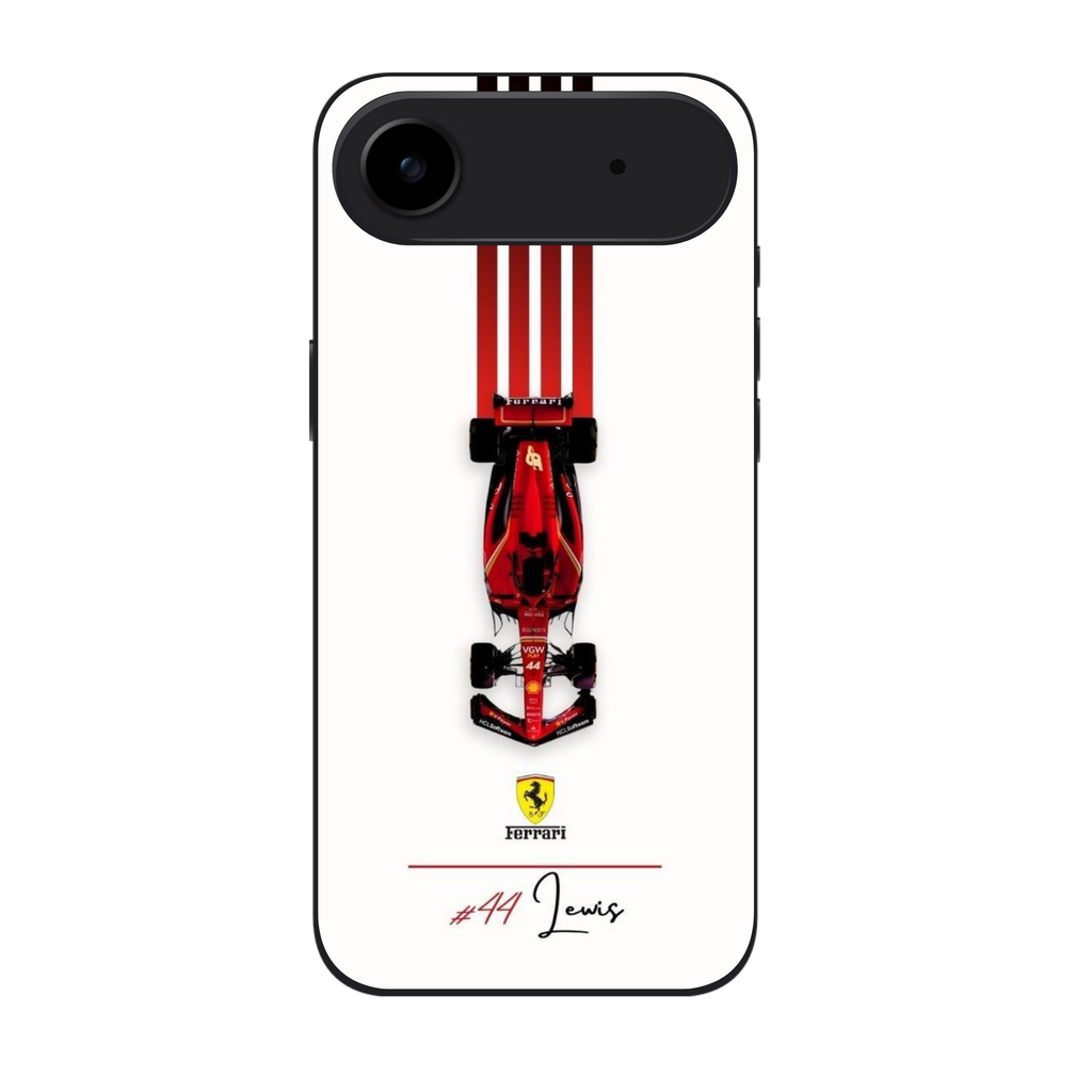 F1 Formula 1 Ferrari Phone Case For iPhone Samsung Galaxy Pixel - 44 Lewis Hamilton Race Car On White Background