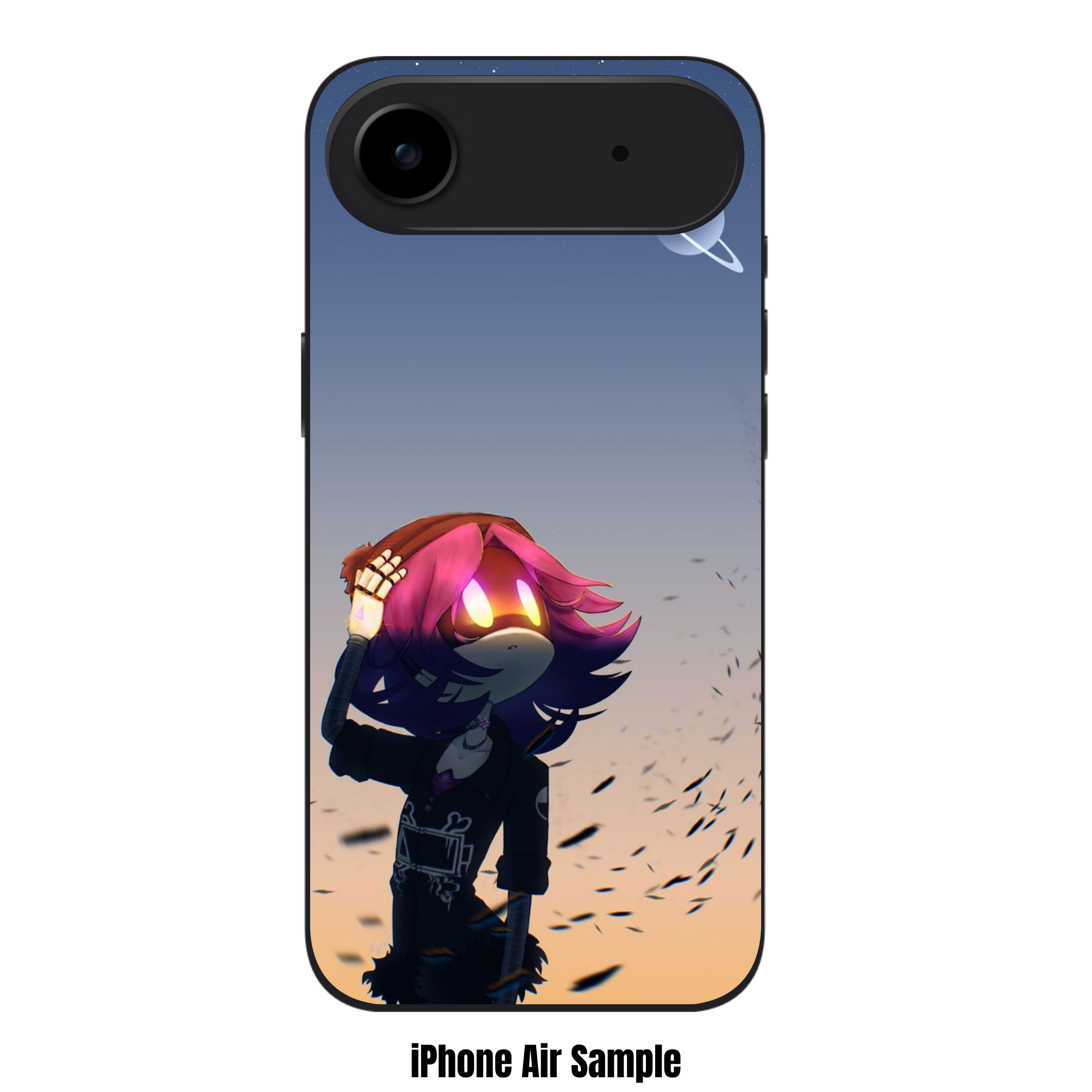 Murder Drones Uzi Phone Case For iPhone Samsung Galaxy Pixel - Uzi Doorman Under The Starlit Sky Poster