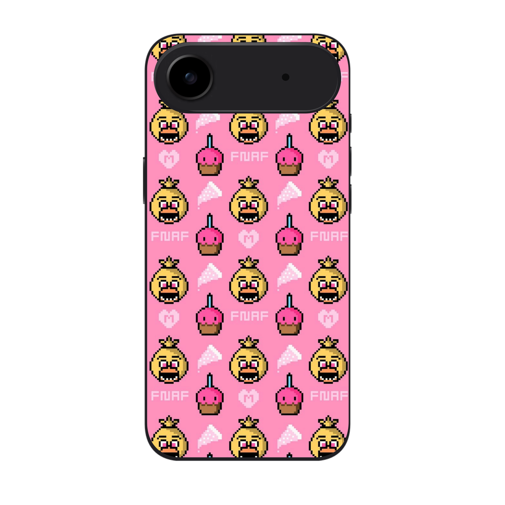 Five Nights At Freddys Chica Phone Case For iPhone Samsung Galaxy Pixel - Chica Pixel Art Poster