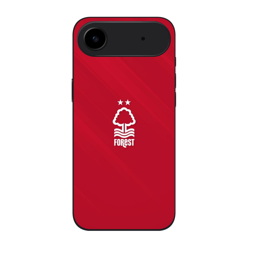 Nottingham Forest FC Phone Case For iPhone Samsung Galaxy Pixel - Nottingham Forest White Two Star Crest On Diagonal Red Background