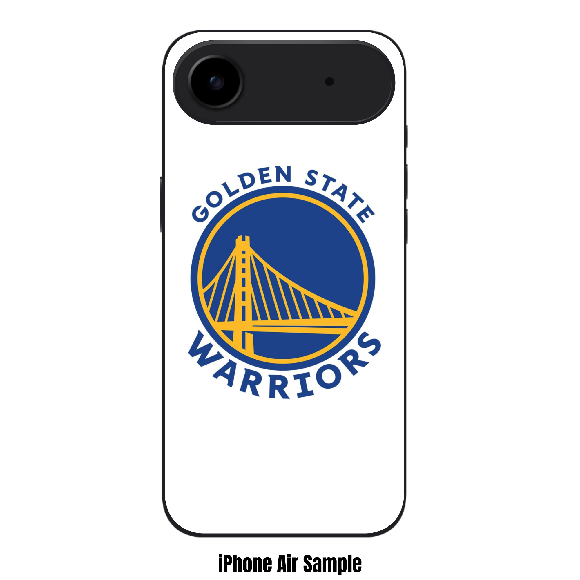 NBA Golden State Warriors Phone Case For iPhone Samsung Galaxy Pixel - Golden State Warriors Logo On White Background
