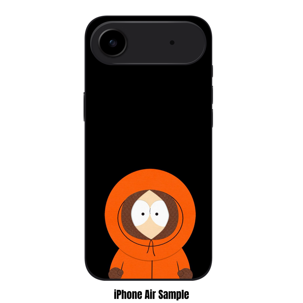 South Park Kenny Phone Case For iPhone Samsung Galaxy Pixel - South Park Kenny McCormick On Black Background