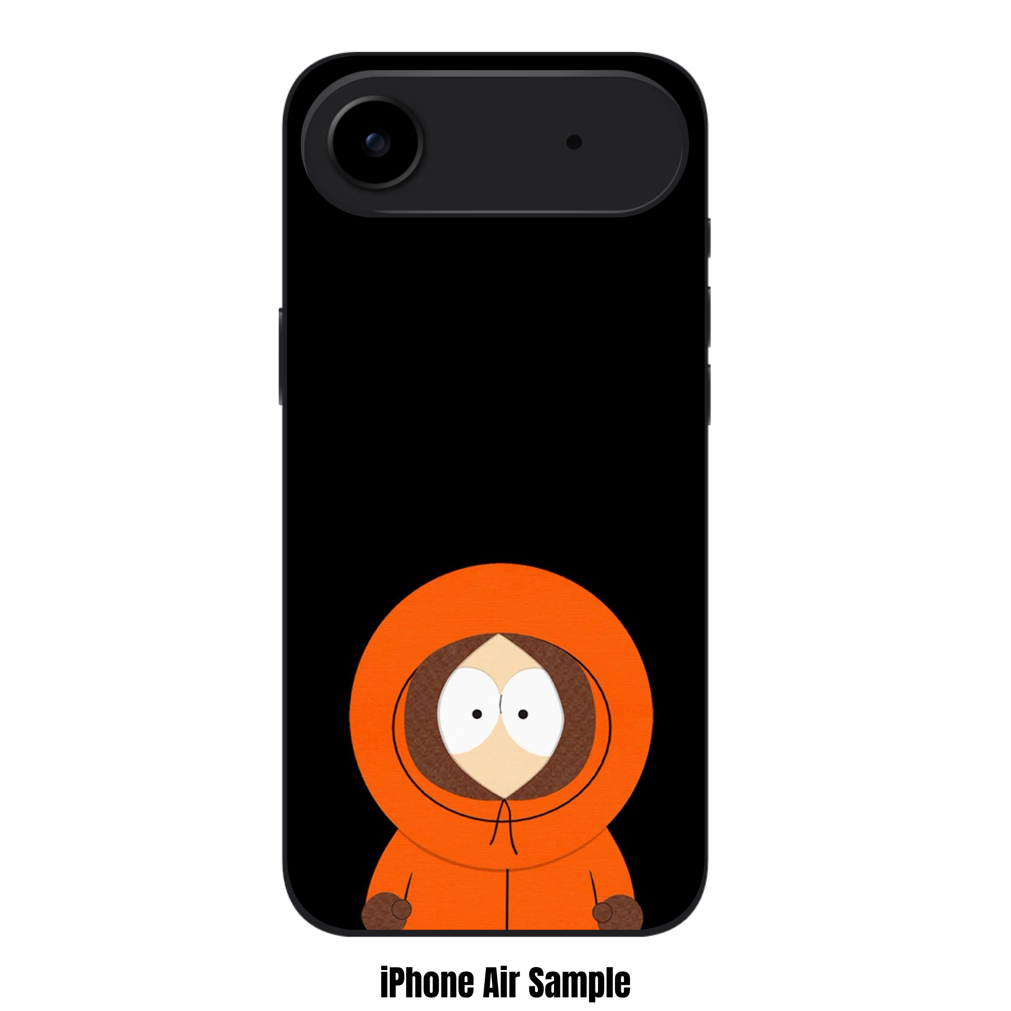 South Park Kenny Phone Case For iPhone Samsung Galaxy Pixel - South Park Kenny McCormick On Black Background