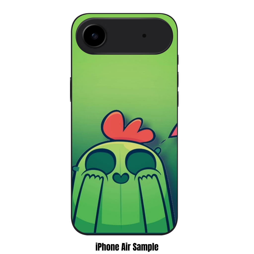 Brawl Stars Spike Phone Case For iPhone Samsung Galaxy Pixel - Spike On Green Gradient Background