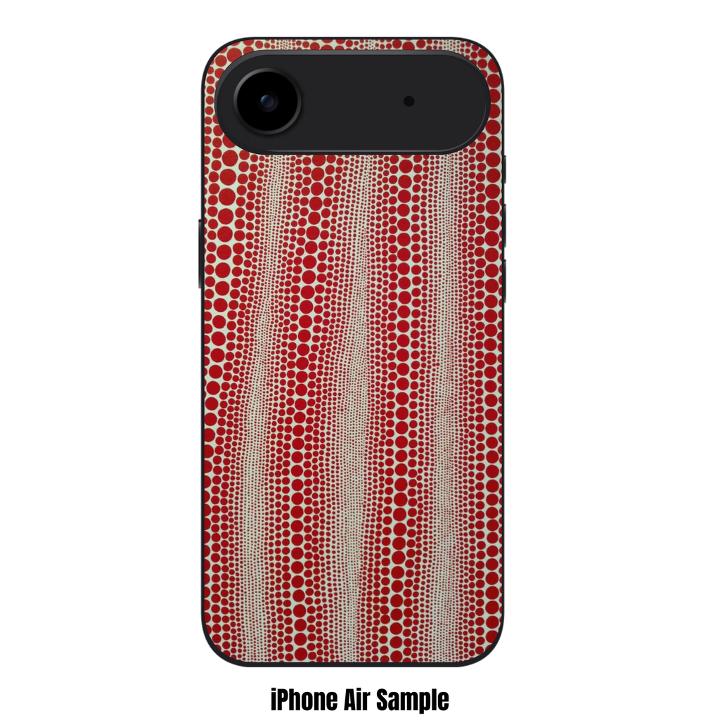 Yayoi Kusama Phone Case For iPhone Samsung Galaxy Pixel - Red Polka Dots On White Background Pattern