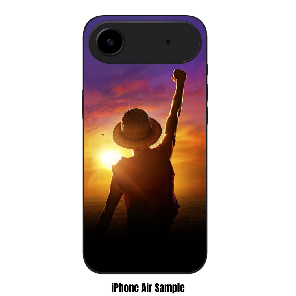 One Piece Live Action Luffy Phone Case For iPhone Samsung Galaxy Pixel - Luffy Sunset Poster