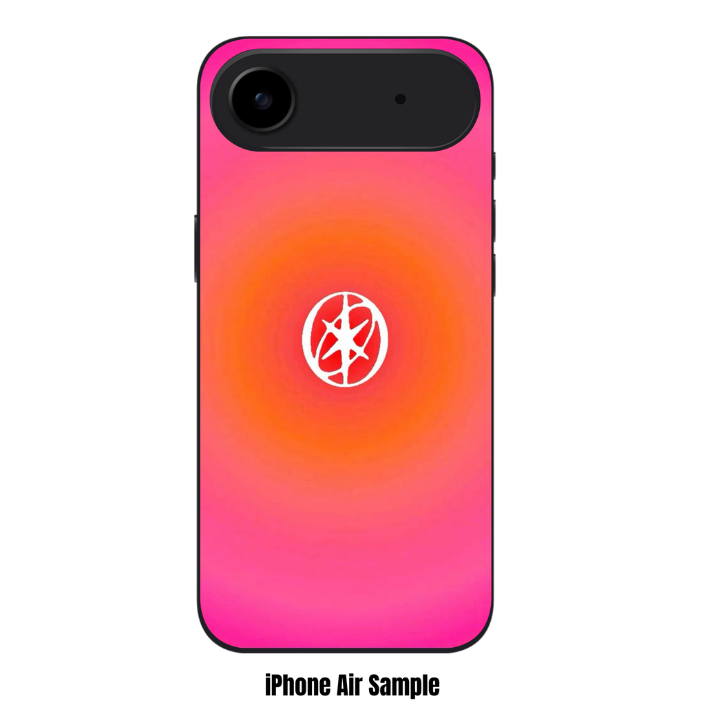 Katseye Phone Case For iPhone Samsung Galaxy Pixel - Katseye Star Symbol Icon On Pink And Orange Gradient Background