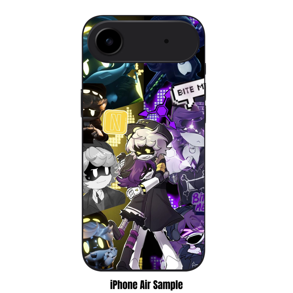 Murder Drones Phone Case For iPhone Samsung Galaxy Pixel - N And Uzi Hugging Collage