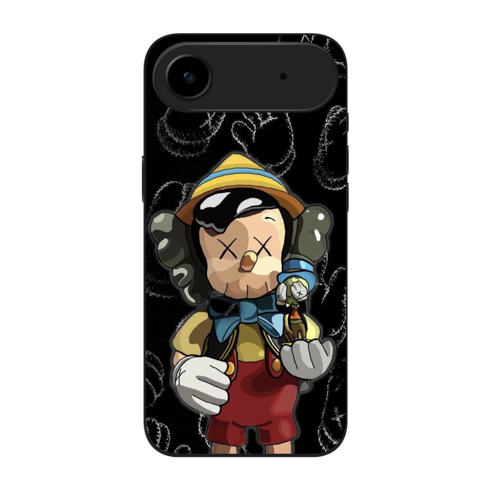 Kaws Pinocchio And Jiminy Cricket Phone Case For iPhone Samsung Galaxy Pixel - Kaws Pinocchio And Jiminy Cricket Poster