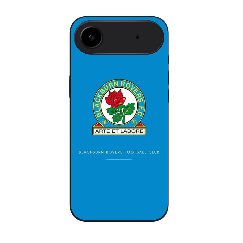 Blackburn Rovers FC Phone Case For iPhone Samsung Galaxy Pixel - Blackburn Rovers FC Crest On Blue Background With Full Club Name