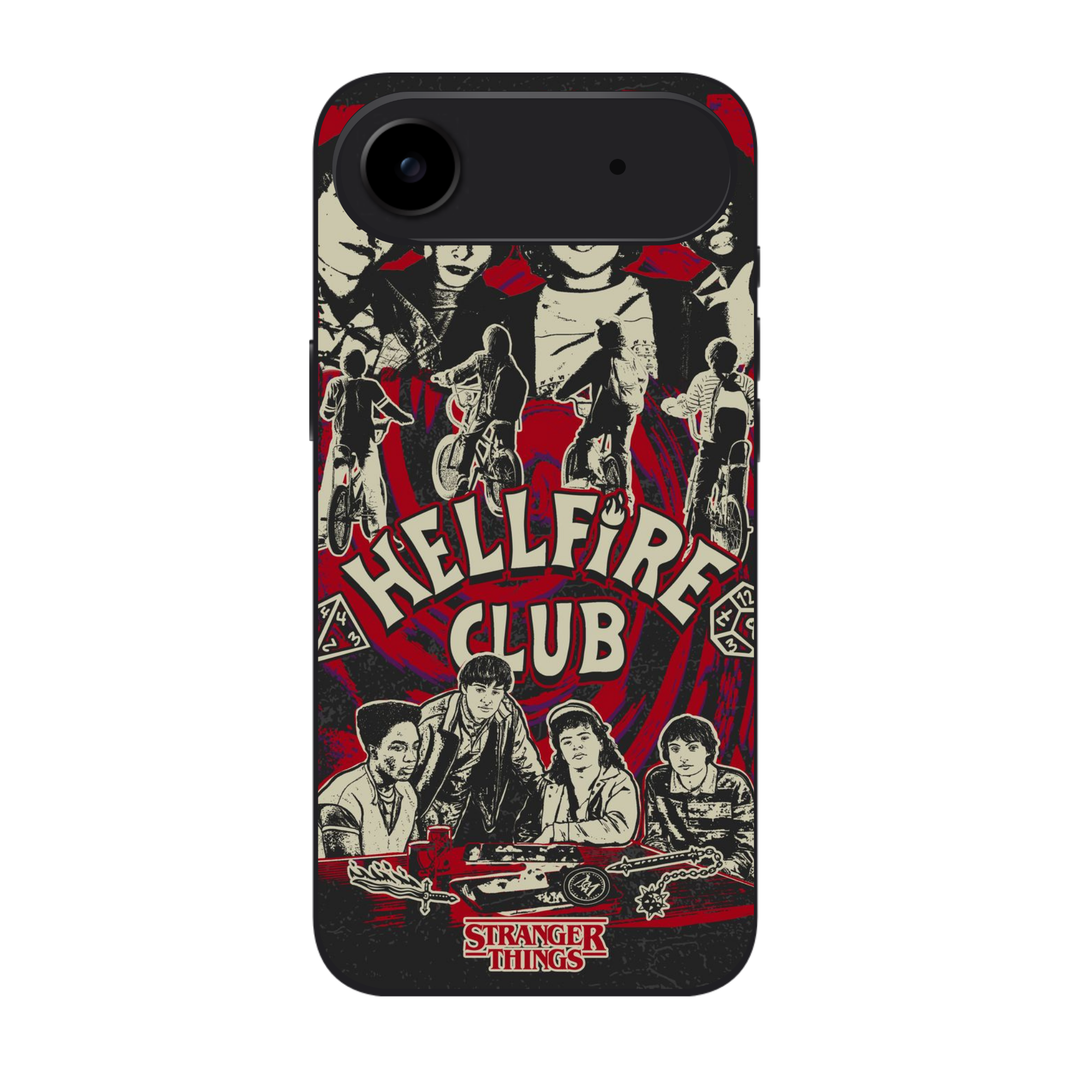 Stranger Things Phone Case For iPhone Samsung Galaxy Pixel - Stranger Things Hellfire Club Evolution Poster