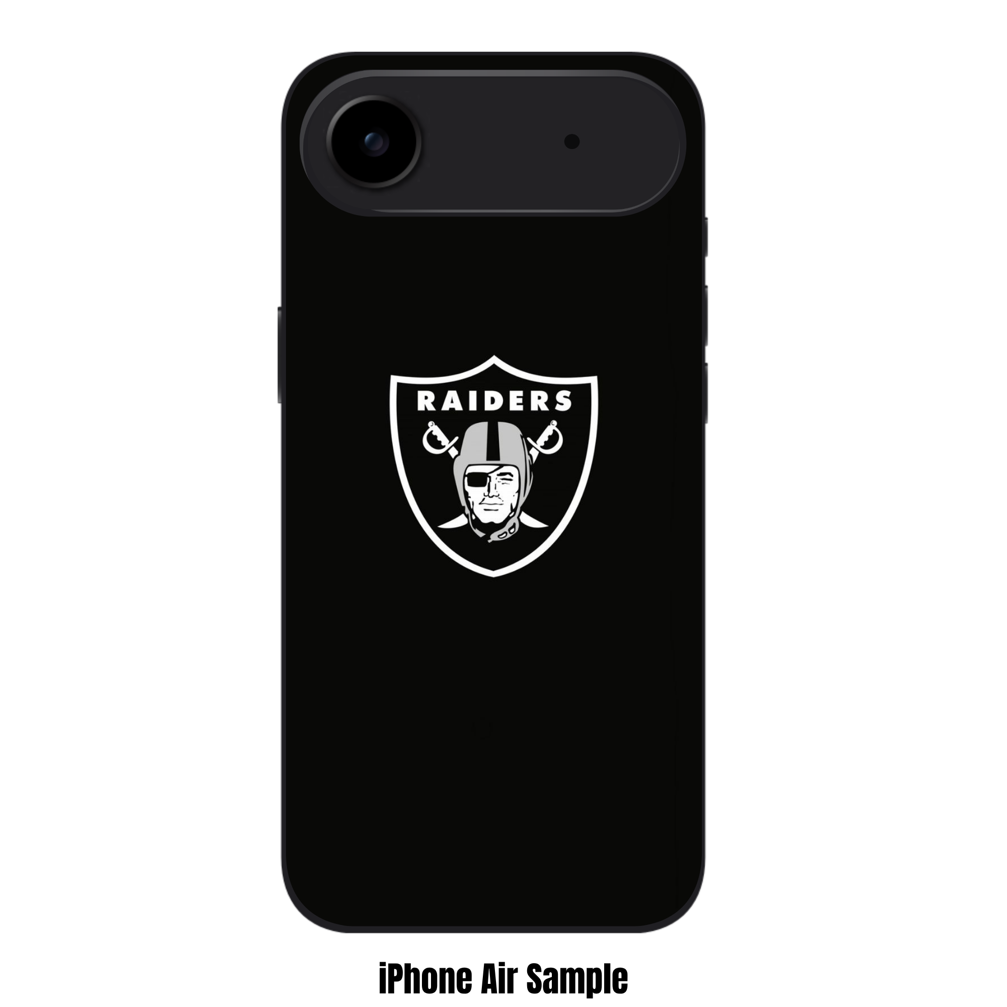 NFL Las Vegas Raiders Phone Case For iPhone Samsung Galaxy Pixel - Las Vegas Raiders Logo On Black Background