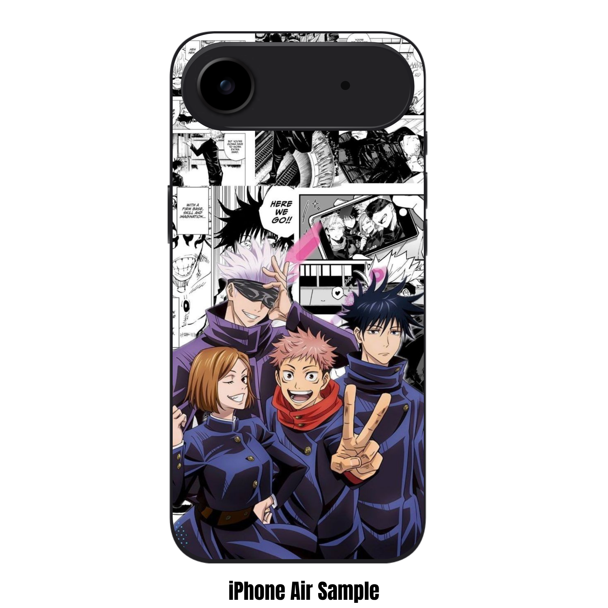 Jujutsu Kaisen Phone Case For iPhone Samsung Galaxy Pixel - Jujutsu Kaisen Team 7 Manga Collage Poster