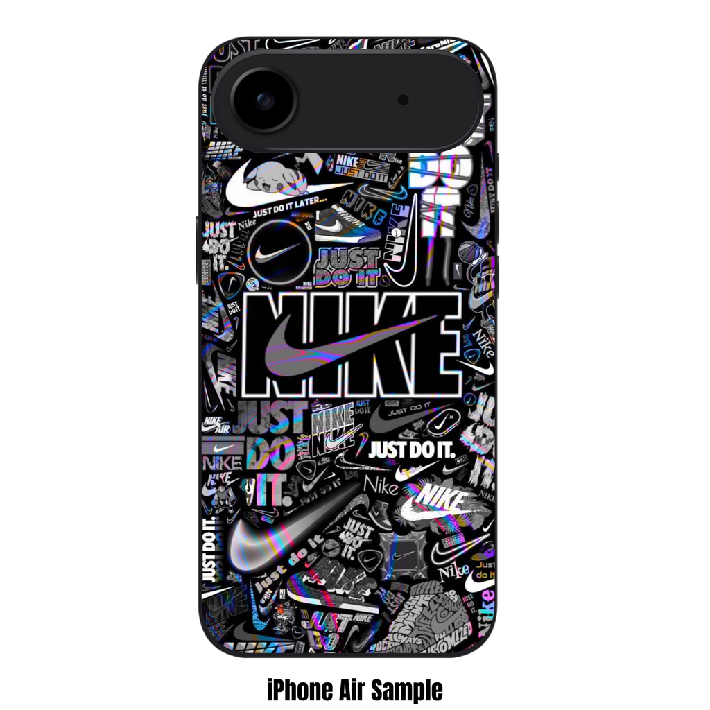 Nike Phone Case For iPhone Samsung Galaxy Pixel - Nike Graffiti Collage Black And White Art
