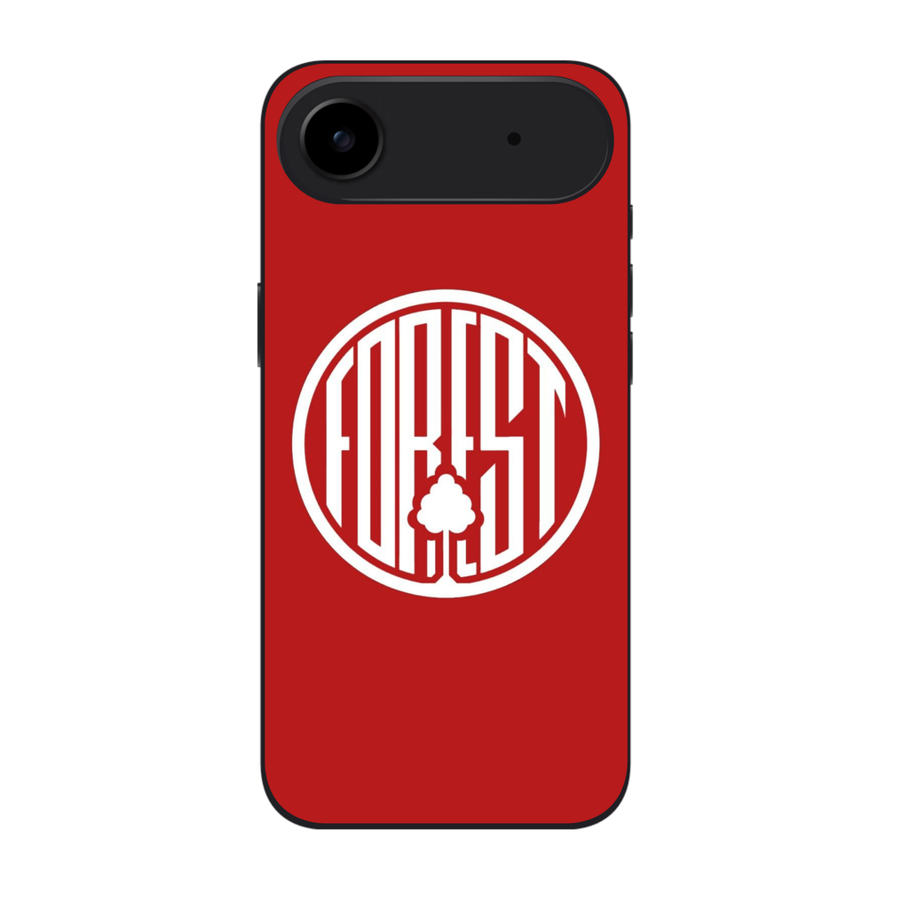 Nottingham Forest FC Phone Case For iPhone Samsung Galaxy Pixel - Nottingham Forest FC Retro Roundel Logo On Red Background