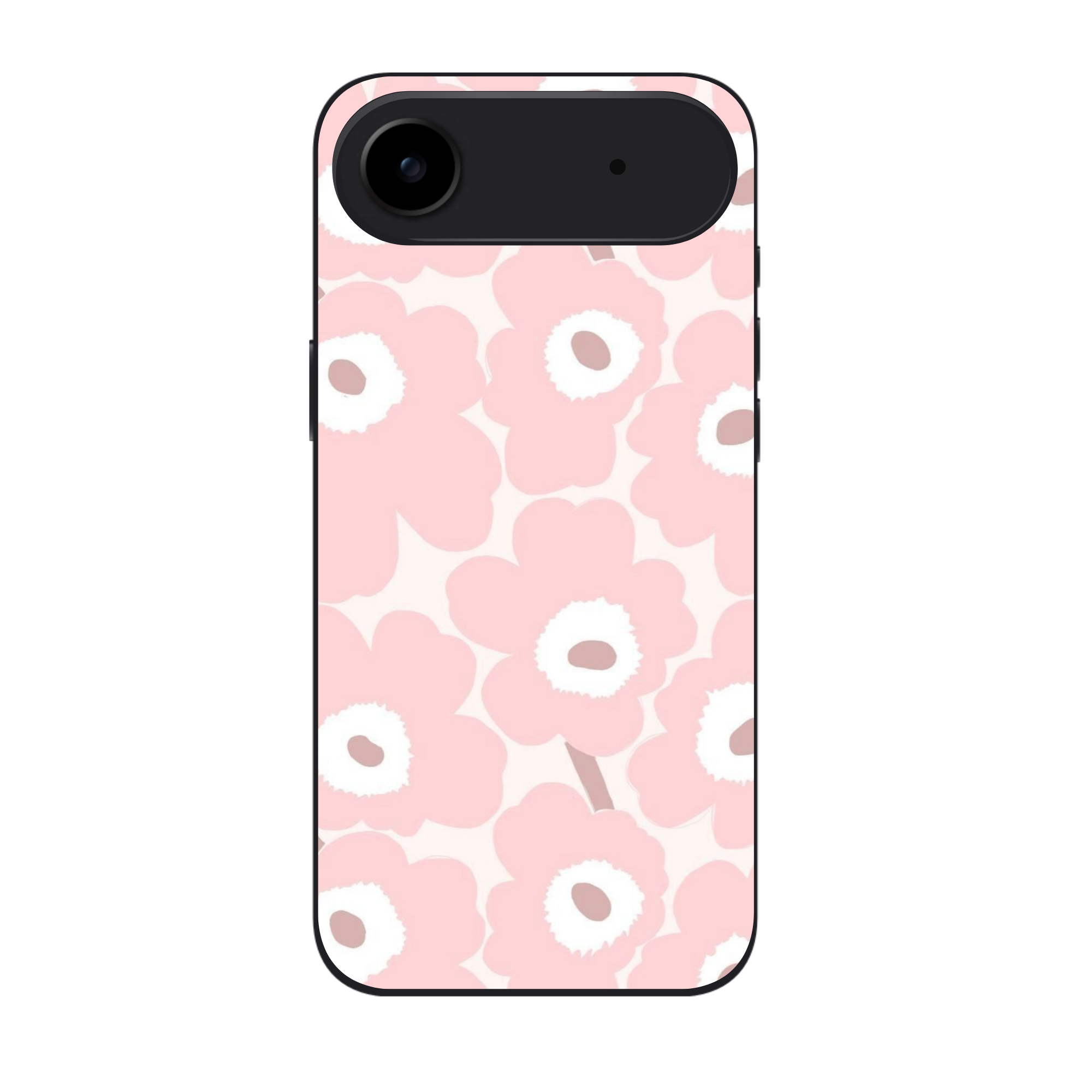Marimekko Phone Case For iPhone Samsung Galaxy Pixel - Marimekko Unikko Light Rose Pattern