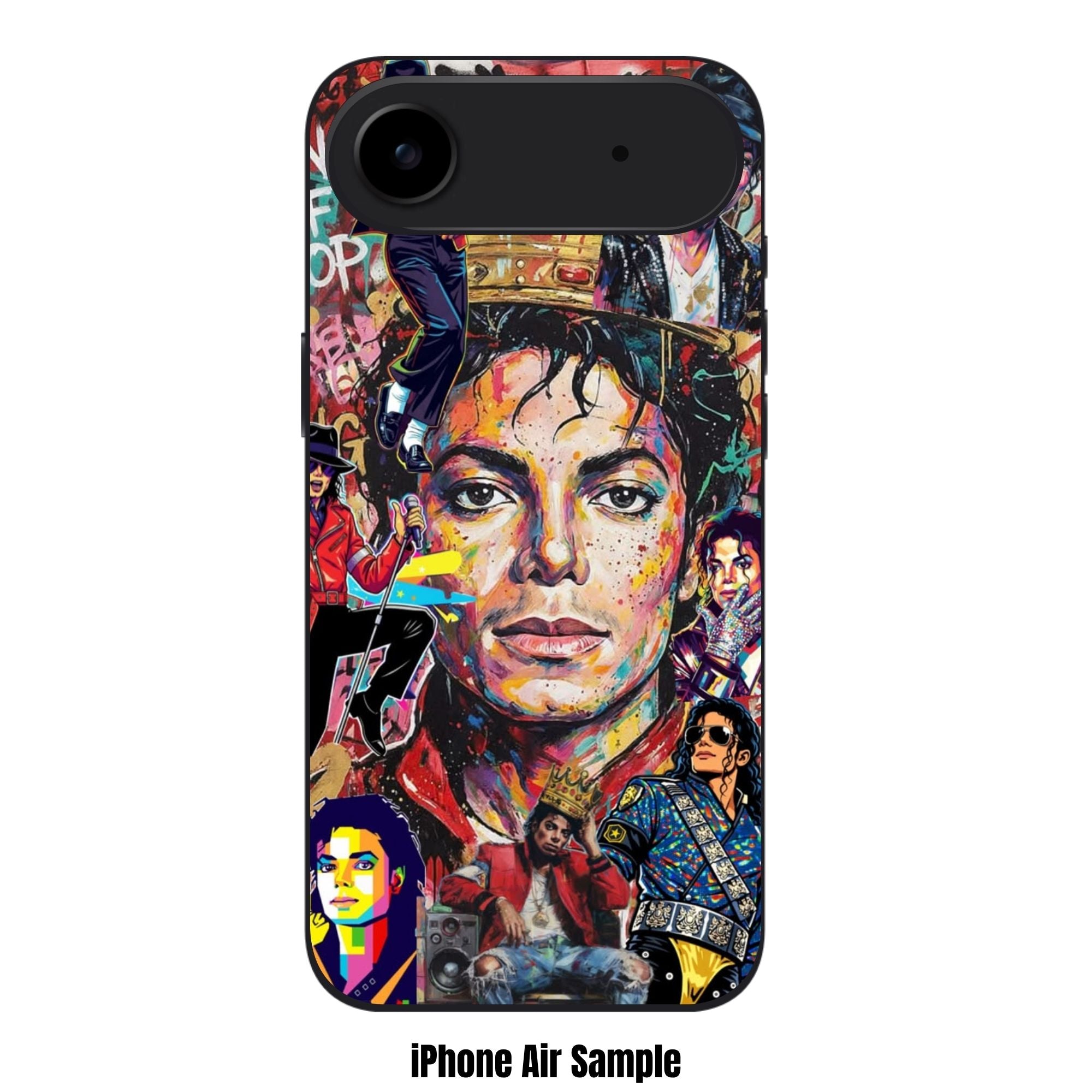 Michael Jackson Phone Case For iPhone Samsung Galaxy Pixel - Michael Jackson Colorful Graffiti Collage