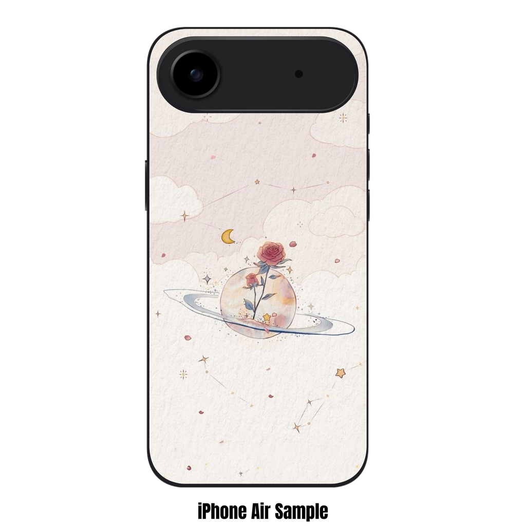 The Little Prince Phone Case For iPhone Samsung Galaxy Pixel - The Little Prince Celestial Rose On Beige Cloud Background