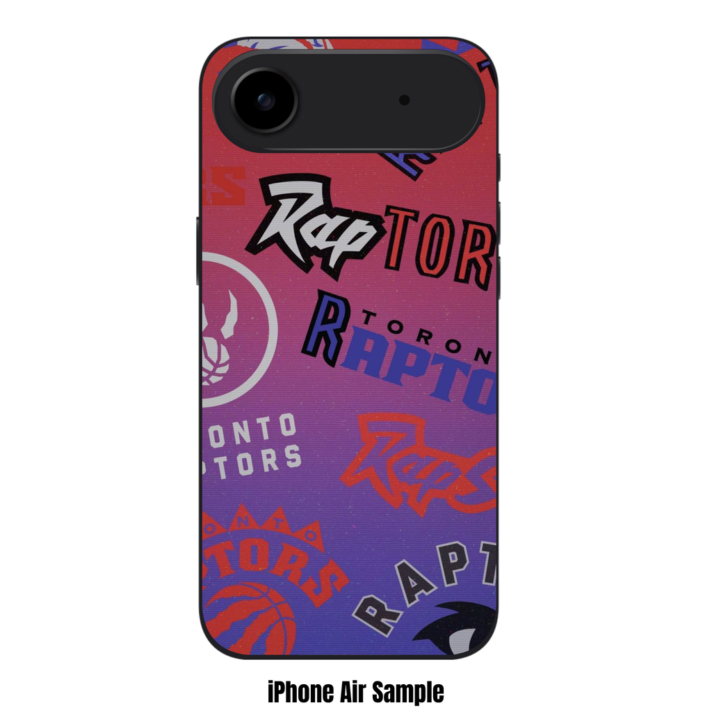 NBA Toronto Raptors Phone Case For iPhone Samsung Galaxy Pixel - Toronto Raptors Multi Logos Collage Art