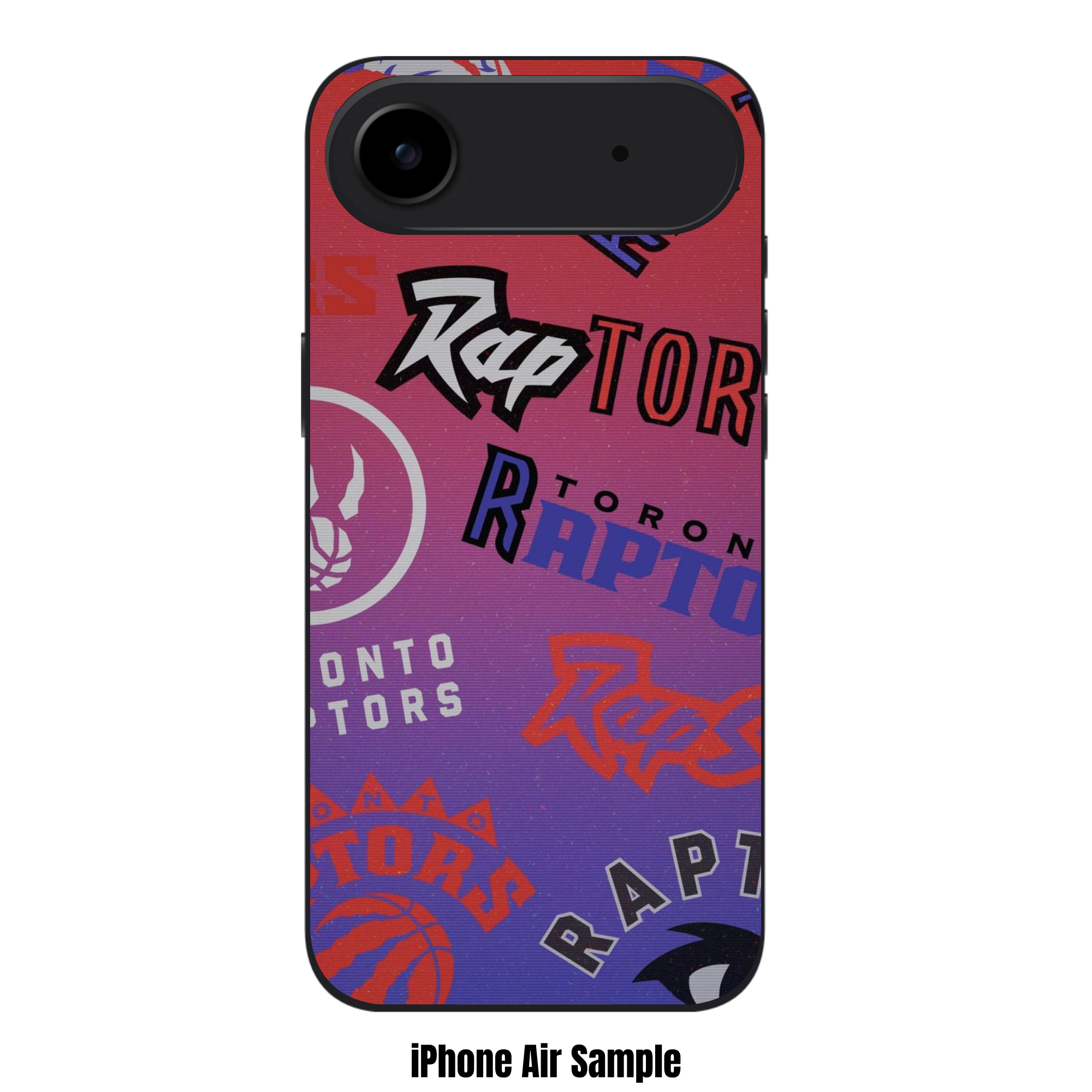 NBA Toronto Raptors Phone Case For iPhone Samsung Galaxy Pixel - Toronto Raptors Multi Logos Collage Art