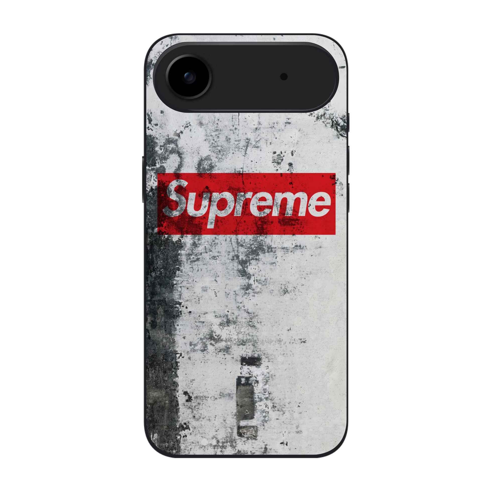 Supreme Phone Case For iPhone Samsung Galaxy Pixel - Supreme Logo On Distressed Wall Art