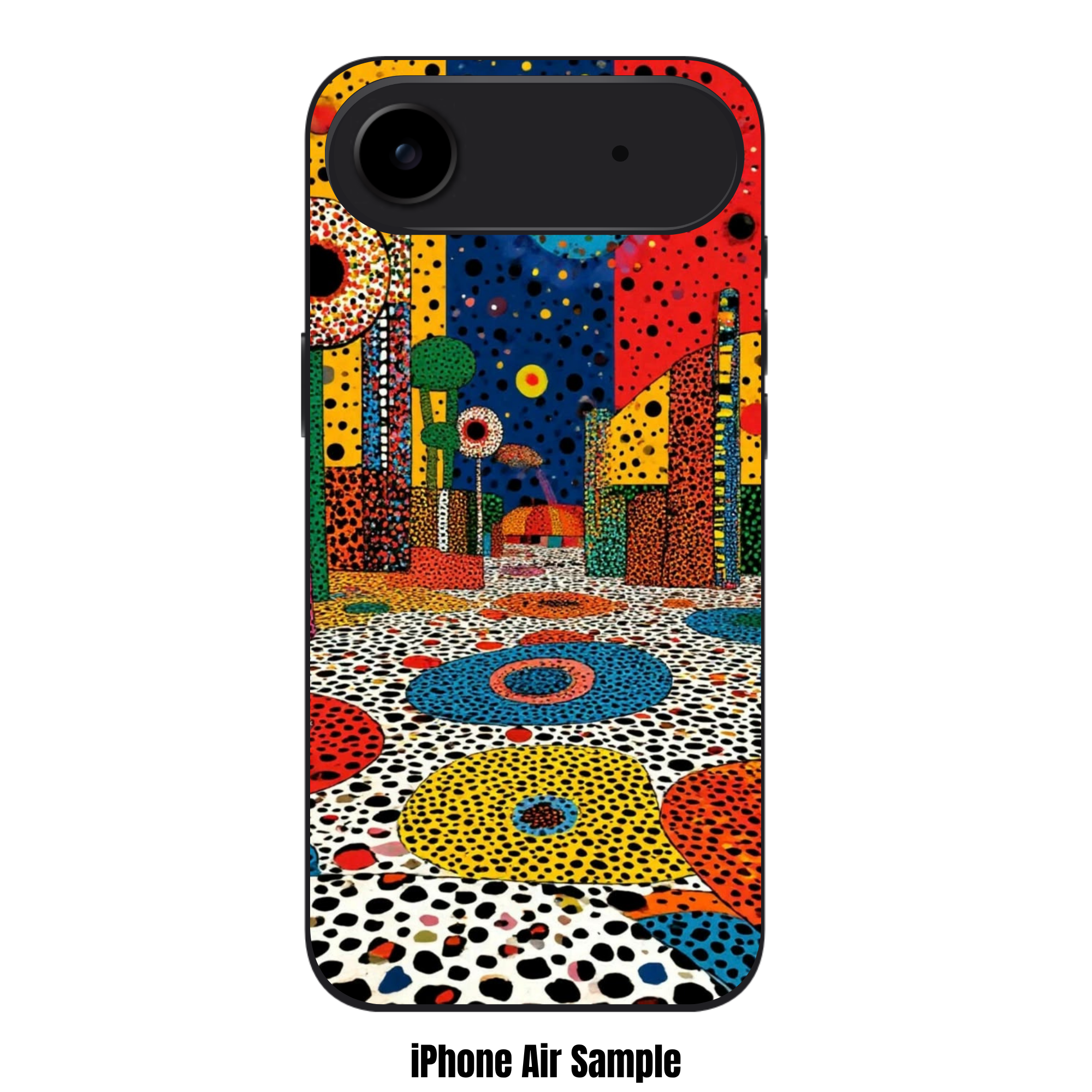 Yayoi Kusama Phone Case For iPhone Samsung Galaxy Pixel - Town In The City Polka Dot Painting