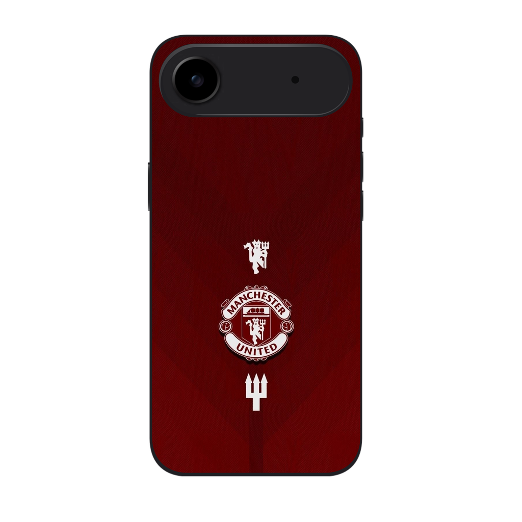 Manchester United FC Phone Case For iPhone Samsung Galaxy Pixel - Manchester United FC Red Devil Trio Minimalist Poster