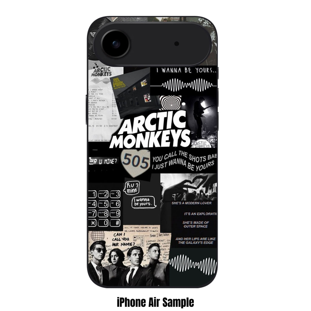 Arctic Monkeys Phone Case For iPhone Samsung Galaxy Pixel - Arctic Monkeys Signature Logo And Lyric Collage Poster