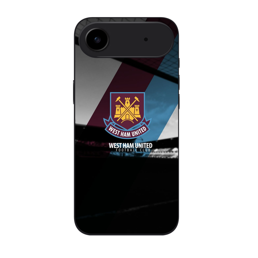 West Ham United FC Phone Case For iPhone Samsung Galaxy Pixel - West Ham United FC Crest On Stadium Background
