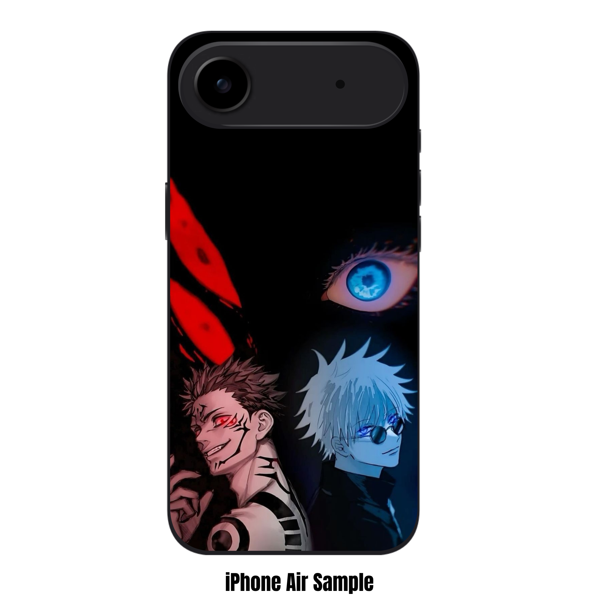 Jujutsu Kaisen Phone Case For iPhone Samsung Galaxy Pixel - Sukuna And Gojo Cursed Eyes Rivalry Poster