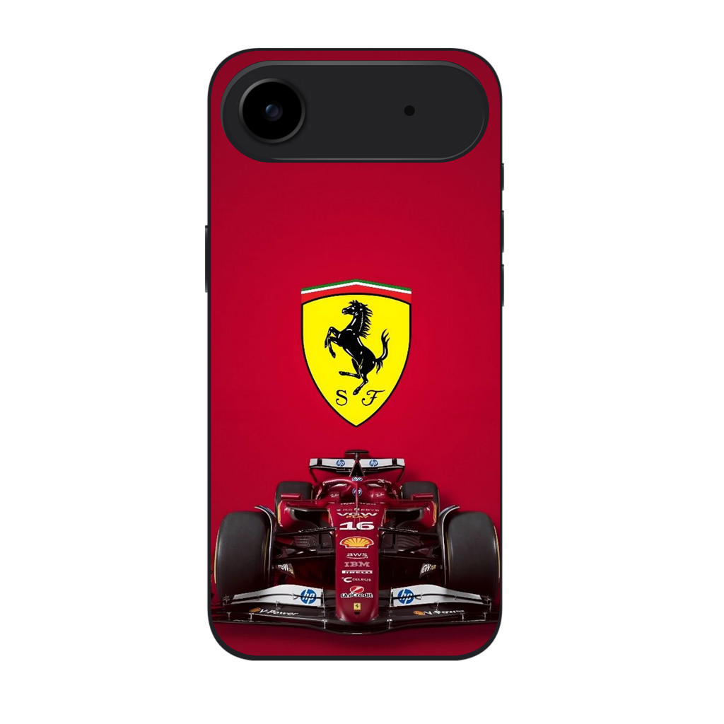 F1 Formula 1 Ferrari Phone Case For iPhone Samsung Galaxy Pixel - Race Car On Red Background