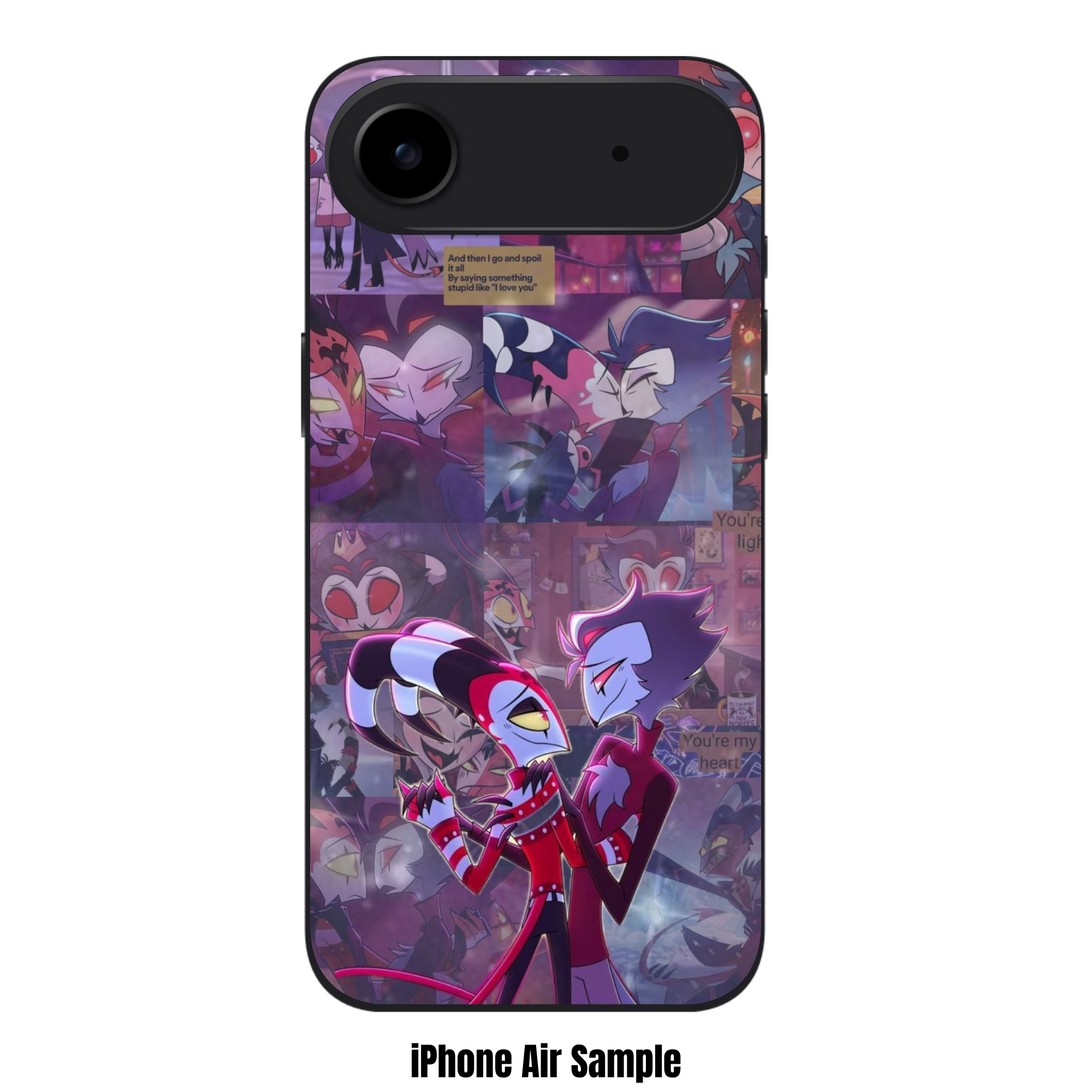 Helluva Boss Phone Case For iPhone Samsung Galaxy Pixel - Blitz And Stolas A Helluva Love Story Collage